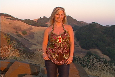 California Living® series creator and host Aprilanne Hurley on location in Paso Robles Wine County.