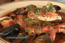 Score the authentic "sams tiburon" San Francisco style Crab Cioppino Recipe featured on California Living® with host Aprilanne Hurley.